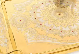 Кофейный сервиз "Боярыня" на 2 персоны, Златоуст