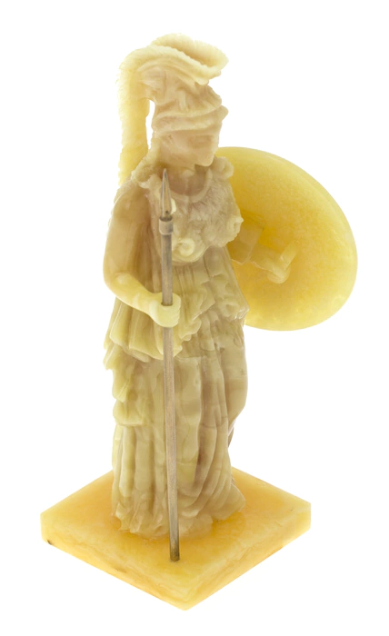 Amber statuette "Goddess Athena"