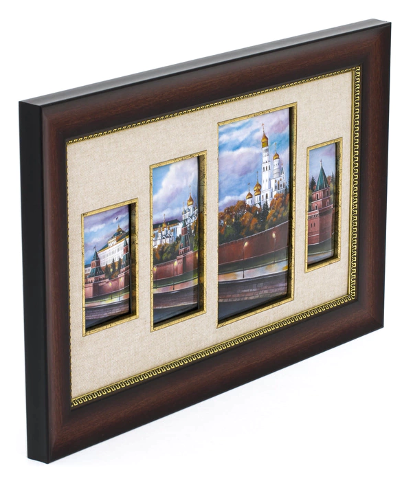 Panel-polyptych "Kremlin. The Bell Tower of Ivan the Great" (finift)