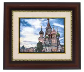 Gift panel "St. Basil's Cathedral" (finift)