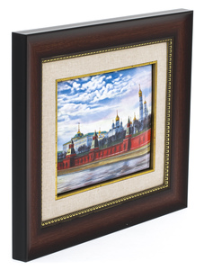 The panel is a gift "Kremlin. House of Soviets" (finift)