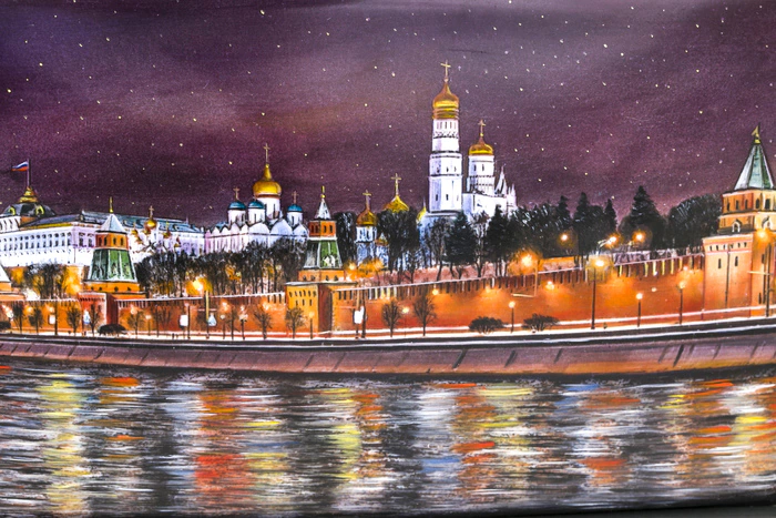 Padorochnoe panel "The Kremlin. Night" (finish)