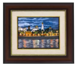 Панно подарочное "Кремль.Колокольня Ивана Великого" финифть