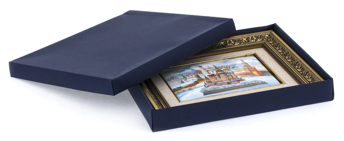 Gift panel "Old Moscow. St. Basil's Cathedral" (finift)