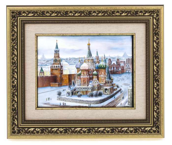 Gift panel "St. Basil's Cathedral. Winter" (finish)