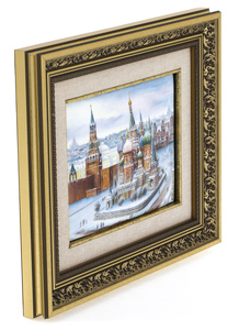 Gift panel "St. Basil's Cathedral. Winter" (finish)