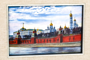 Gift panel "Kremlin embankment" (finift)