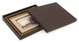 Панно подарочное "Красная площадь. Храм Василия Блаженного" финифть