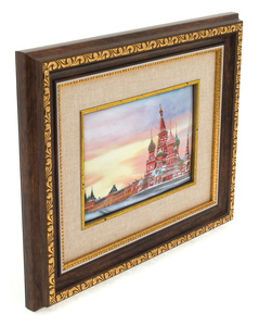 Gift panel "Red Square. St. Basil's Cathedral" (finift)