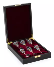 Gift set for vodka "Festive" for 6 people (finish)