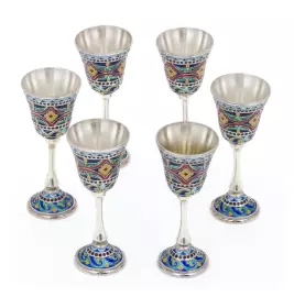 Gift set for vodka "Festive" for 6 people (finish)