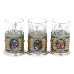 A set of "Firebird" cup holders for 6 people (finish)