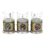 A set of "Firebird" cup holders for 6 people (finish)