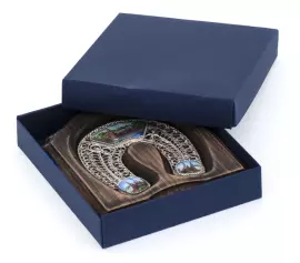 Сувенир "Подкова. Красная площадь" финифть