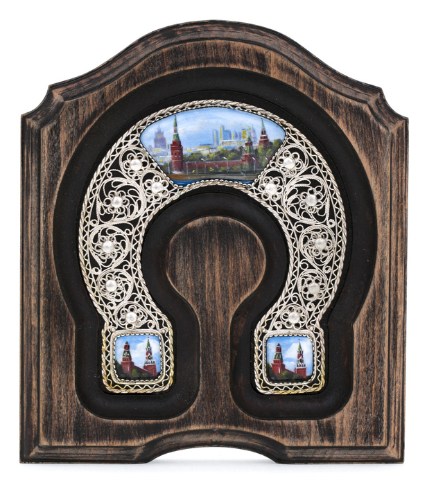 Souvenir "Horseshoe. Kremlin Embankment" (finift)