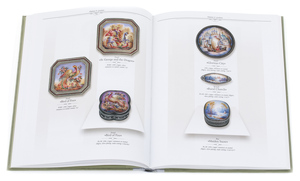 Gift set with a book and a panel "Village" (finift)