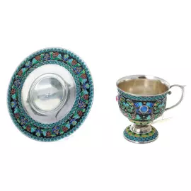 Tea set "Magnolia" for 6 persons (finish)