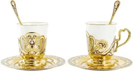 Набор для чая "Дуэт" большой, эмали