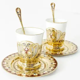 Набор для чая "Дуэт" большой, эмали