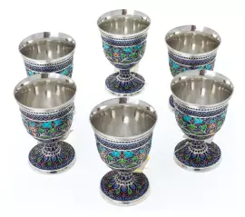 A set of glasses "Firebird" for 6 people (finish)