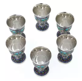 A set of glasses "Firebird" for 6 people (finish)
