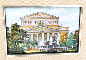 Panel "Bolshoi Theater" (finift)