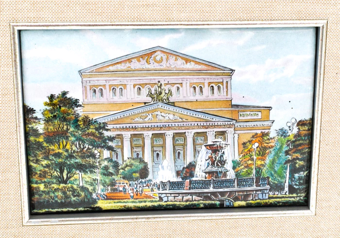 Panel "Bolshoi Theater" (finift)