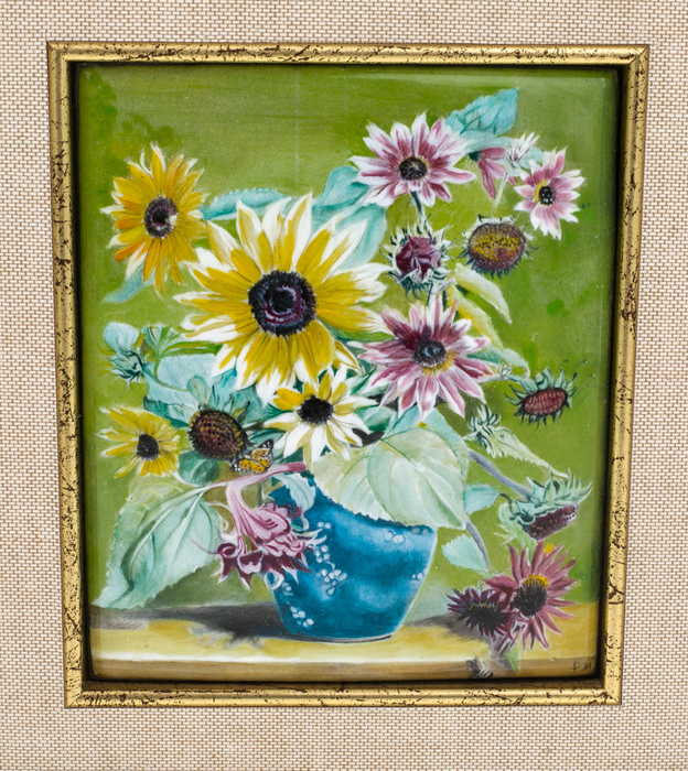 Panel "Bouquet of sunflowers" (finish)