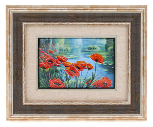 Panel "Blooming poppies" (finish)