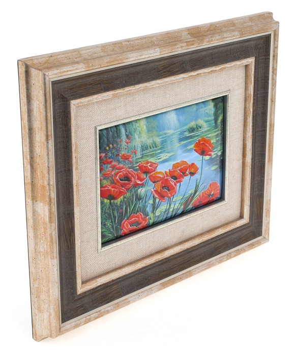Panel "Blooming poppies" (finish)