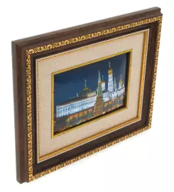 Панно "Кремль. Дом Советов" финифть
