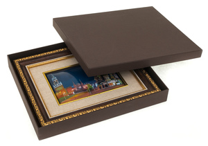 The panel "The Kremlin. Red Square" (finift)