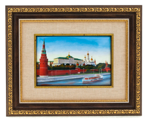 Panel "View of the Kremlin" (finish)