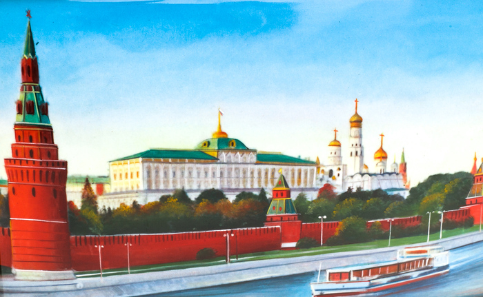Panel "View of the Kremlin" (finish)