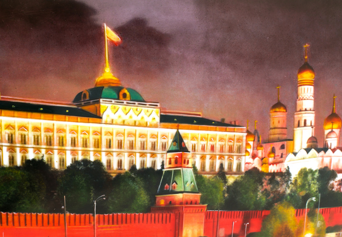 Panel "House of Soviets. Night" (finish)