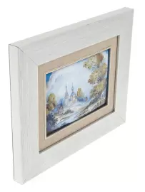 Gift set "Russian enamel" with a book and a panel "Corner of Russia" (finift)