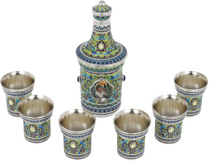 Set "On the lawn" (damask, 6 stacks) "Finish"
