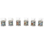 Set of cup holders "Fairy Tale" for 6 persons (finish)