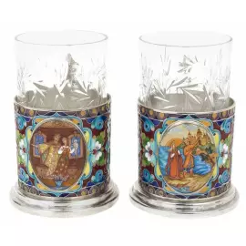 Set of cup holders "Fairy Tale" for 6 persons (finish)