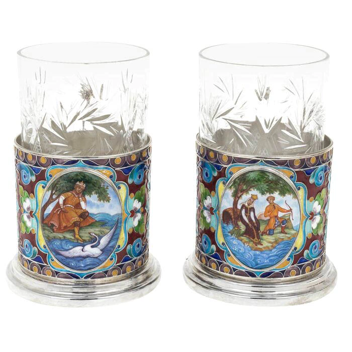 Set of cup holders "Fairy Tale" for 6 persons (finish)