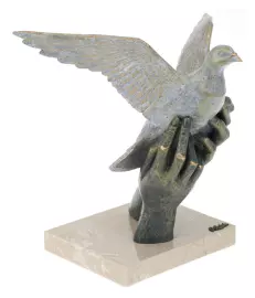 Sculpture "Allegory of the world" (Peace allegory)