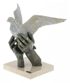 Sculpture "Allegory of the world" (Peace allegory)