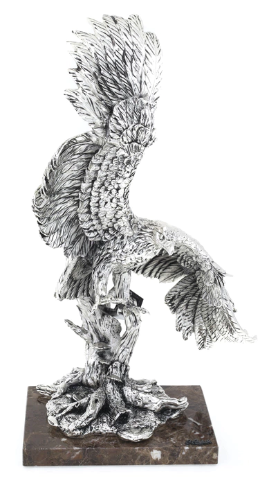 Sculpture "Eagle" silver plated (Silver Eagle)