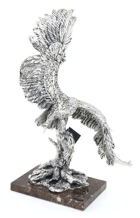 Sculpture "Eagle" silver plated (Silver Eagle)