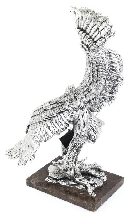 Sculpture "Eagle" silver plated (Silver Eagle)
