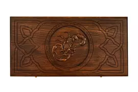 Резные нарды из бука "Скорпион"