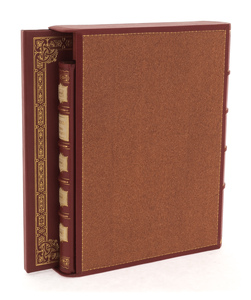 A leather-bound book "Moscow. Seven Cities"