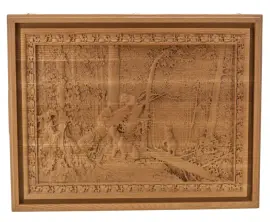 Лото "Утро в сосновом лесу" (мореный ясень) Лото "Утро в сосновом лесу" (мореный ясень)