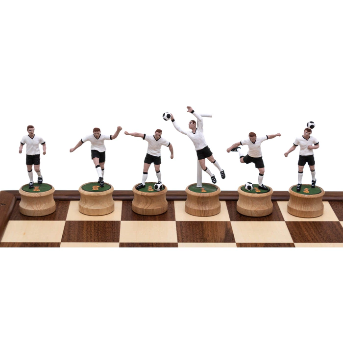 Chess made of artificial oak "Football"
