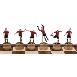 Шахматы из дуба искусственного морения  "Футбол" Шахматы из дуба искусственного морения  "Футбол"